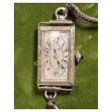 14K gold art deco gruen hand engraved watch