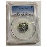 rare 1943-S steel war penny PCGS MS64