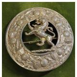 Thistle Fly Plaid Brooch w/rampant lion Scottish