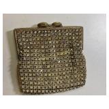 antique crystal diamante evening purse bag