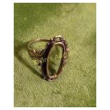 antique 14K yellow gold Victorian ring