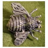 taxco sterling silver bumble bee brooch