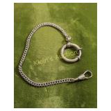 pocket watch vtg chain in great shape