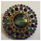 Weiss Style brooch multi color Nice!