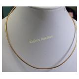 antique gold filled wire choker necklace 12k gf