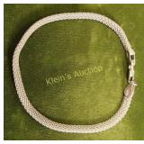 sterling silver mesh bracelet 7 1/2'
