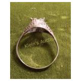 antique 18K white gold ring for repair or ?