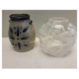 salt glazed mini jug & mini rose bowl