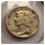 1934 mercury dime XF-nice
