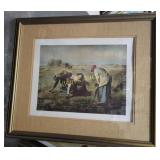 art print  The gleaners by Jean francois millet