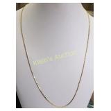 gorgeous 585 14K yellow gold necklace 19'