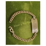 vtg forstner 12k gf bracelet 8"