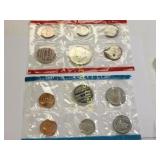 rare 1968 us coin mint set P & D mints 90% silver