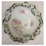 antique limoges porcelain rocco style bowl