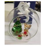 swarovski crystal Christmas ball ornament