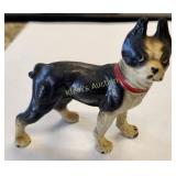 hubley cast iron Boston terrier dog 3' tall
