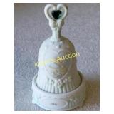 precious moments emerald bell May w/ base enesco