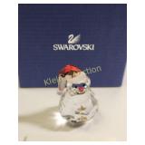 Swarovski crystal colored snowman MIB!