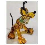 rare Disney swarovski Pluto crystal figurine exc!