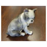 vtg lefton Boston Terrier dog fine china Mint!