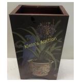 royal blue parrot Oriental Planter 14" x 40"