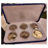 6 marshall island $5 car coin set mustang tbird to