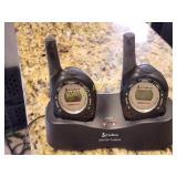 cobra walkie talky set up w/ charger