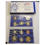 2004 us mint proof coin set w/ quarters too 11 pc