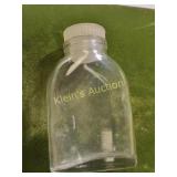 rare mini apothecary bottle by abbott! 2 7/8"