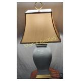 uttermost Rory style lamp ceramic dove gray 33"