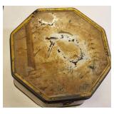 national biscuit co antique tin octagon