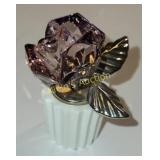 swarovskii crystal rose purple!