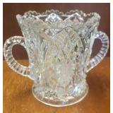 EAPG madora pattern arrowhead in oval sugar bowl