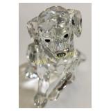 swarovski crystal Labrador dog figurine