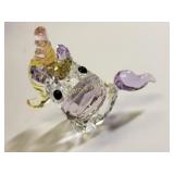 rare swarovski crystal mythical unicorn! artist si
