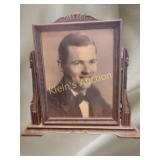 antique art deco swinging dresser frame w/