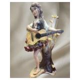 porcelain figurine Young Musicians Capadimonte Ita