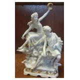 Bisque Porcelain sculptural triumph of bacchus