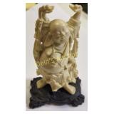 vtg happy Buddha hotei w/balls of wealth