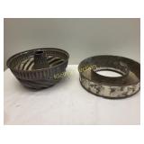 antique cake molds aluminum? lot of 2