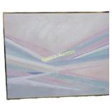 abstract modern oil on canvas J Andersen
