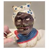 vtg cast iron mechanical bank mammy or aunt jemina