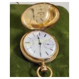 rare 18K gold pocket watch Lucien Sandoz!