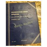 silver Washington head quarter book 1932-45 16pcs