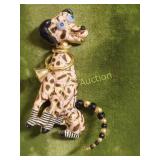 Cynthia Cheung Jewelry 10 porcelain brooch dog