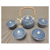 Japanese tea set  by Arita kisen