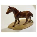 hagen-renaker vintage porcelain? horse on base LE
