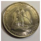 1978 lunenburg NS medal token coin bluenose Canada
