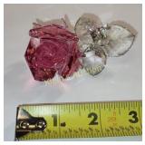 swarovski blossoming rose large light rose