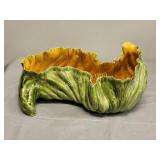 rare heide schoop cabbage ware console bowl